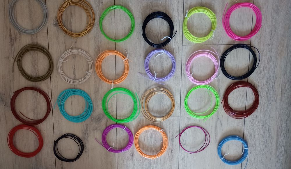 Filamenty do długopisu 3D