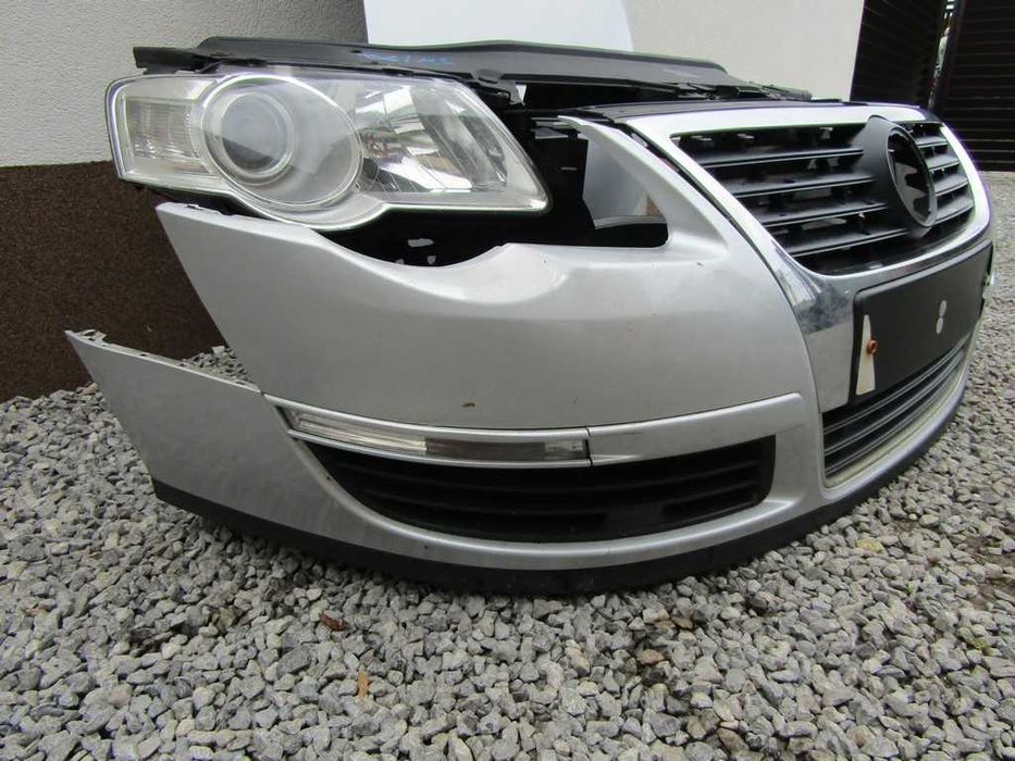Vw Passat B6 LA7W maska zderzak przedni przód pas błotnik