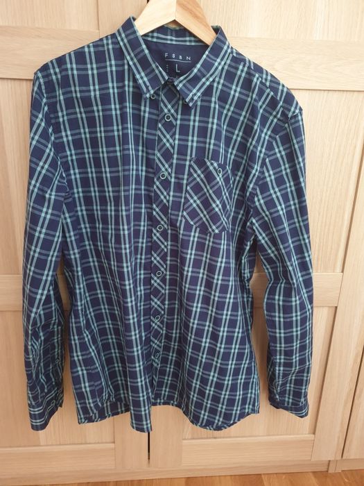 Koszula męska w kratę