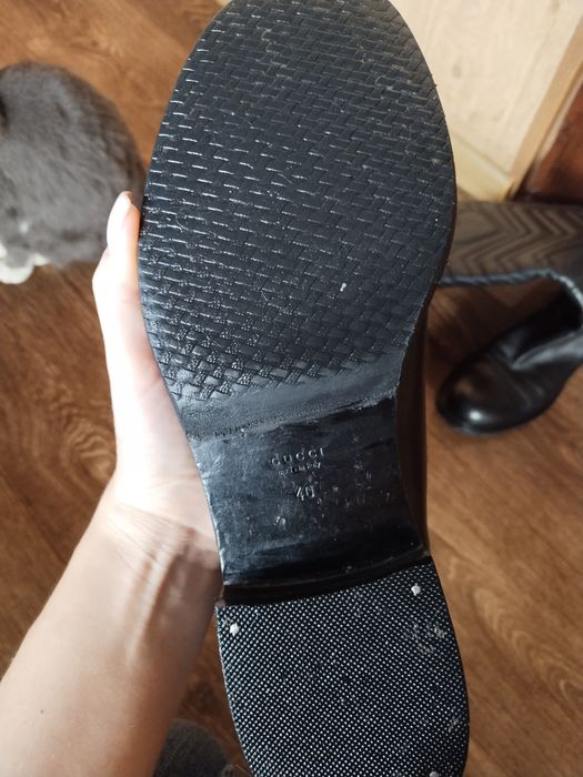 Шкіряні чоботи Gucci