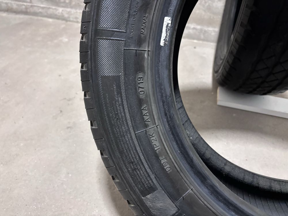 Dwie letnie Powertrac Vantour 195/65 R16 C 2019 6-6,5mm