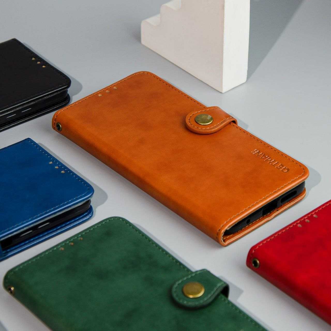 Шкіряний чохол книжка GETMAN кожаный чехол книжка Samsung Galaxy M34