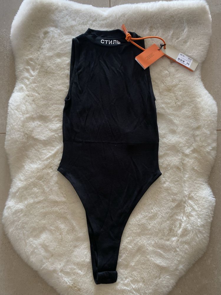Чорний боді Heron Preston