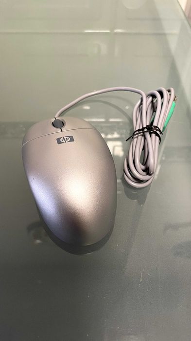 Rato HP cinzento com fio