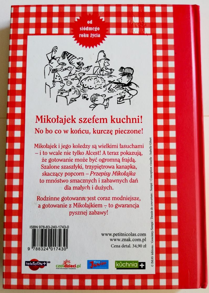 Przepisy Mikołajka książka kucharska dla dzieci