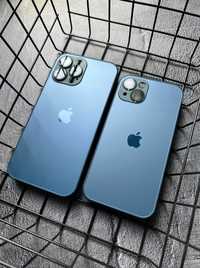 Чехол на iPhone 13 и другие, чохол для Айфон Glass case стеклянный