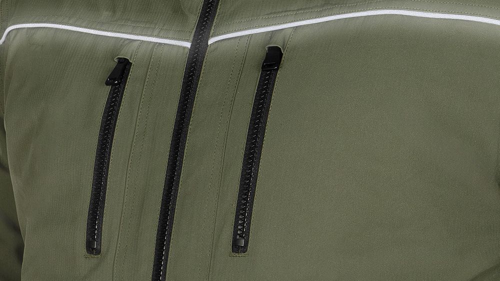 Kurtka Ocieplana Z Kapturem Outdoor, Zielona, Rozmiar M