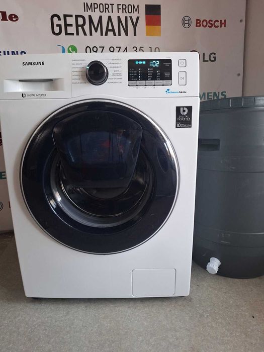 пральна машина Samsung WF72F5E5P4W/EG укомплектована баком з Німеччини
