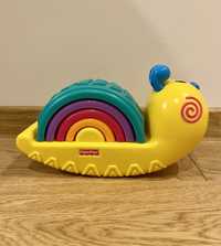 Zabawka Fisher Price Tęczowy Ślimak W9841 od 6 miesięcy