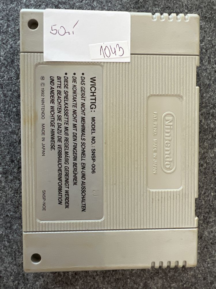 #1043 wwf royal rumble nintendo snes super nintendo