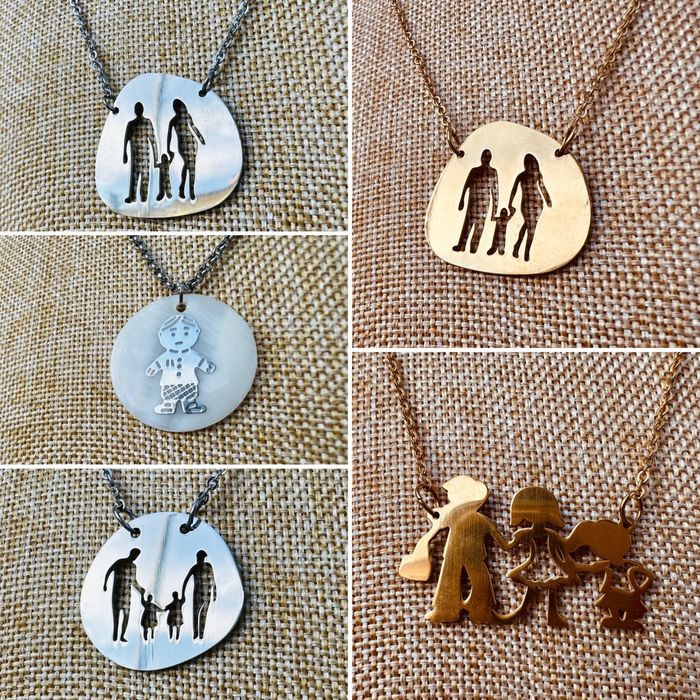 Colares Aço Dia da Mãe NOVO