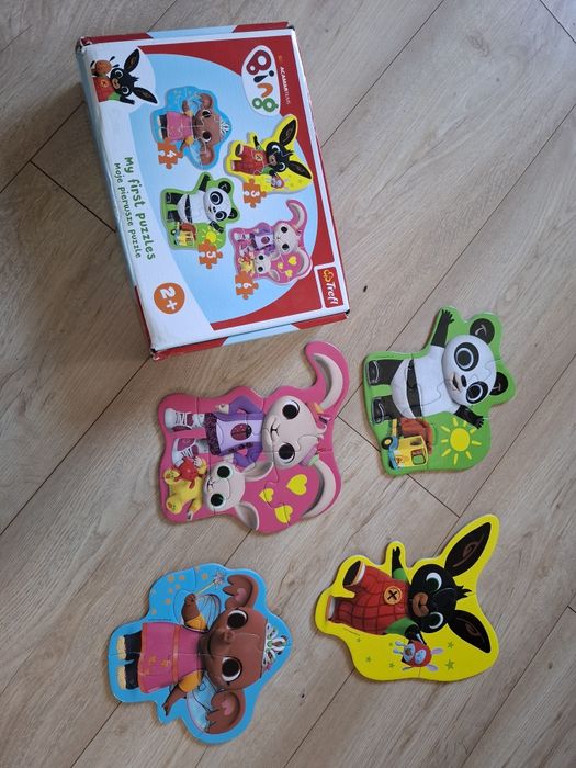 Moje pierwsze puzzle, Bing, Trefl, puzzle dla maluchów edukacyjne