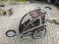 Przyczepka rowerowa Vantly z funkcja wozka
