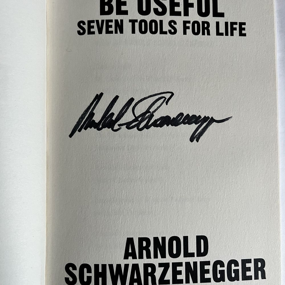 Arnold Schwarzenegger autograf Terminator 2