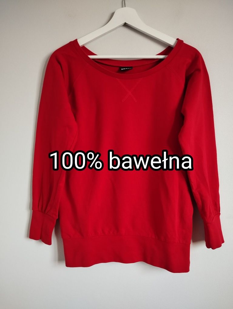Bawełniana czerwona bluza r. 36 Urban Classics