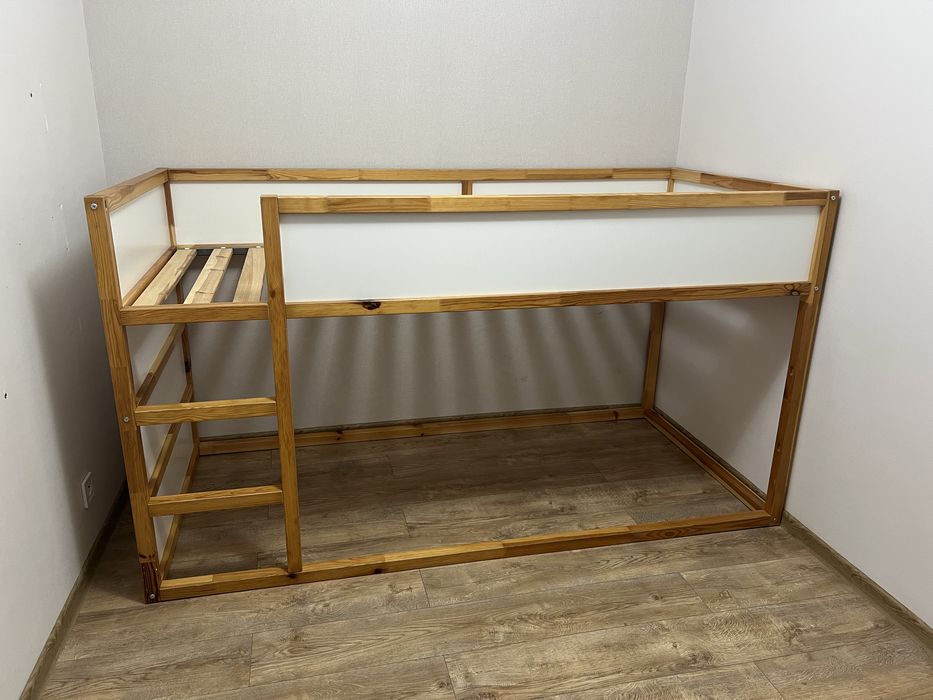 Łóżko pietrowe ikea kura namiot domek