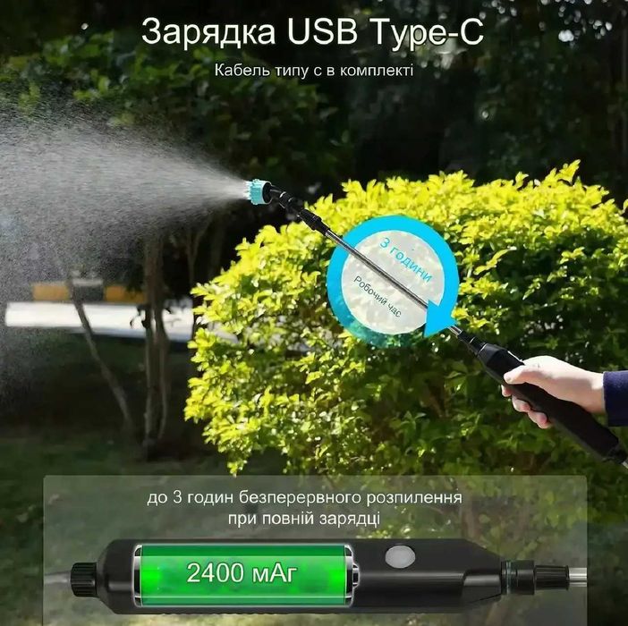 Опрыскиватель ручной, аккумуляторный опрыскиватель, распылитель