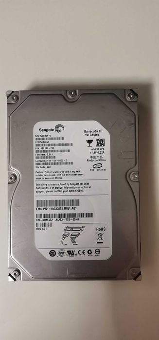 Dysk twardy Seagate Barracuda 750 GB