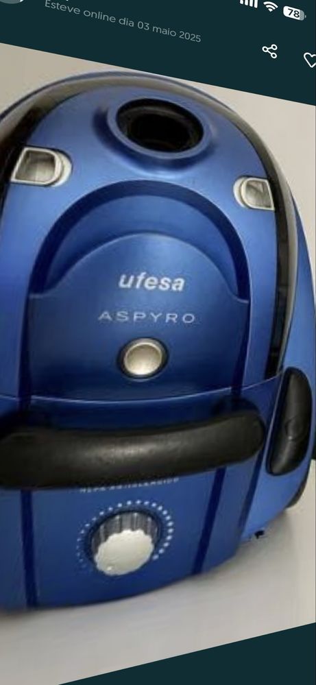 Tenho um aspirador ufesa para desocupar