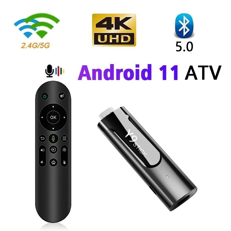 TV box (ТВ стік) Transpeed M98 Y9, Amlogic S905y4 2/16, 4/64 Bluetooth