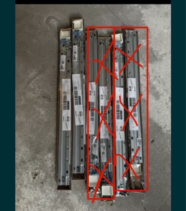 szyny Ikea latthed 60 cm. Posiadam 2 szt.