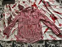 Camisa às riscas da Mango
