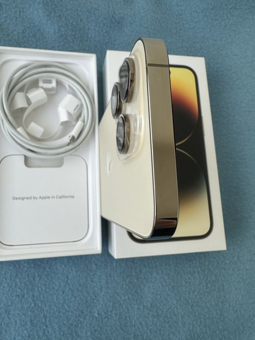 IPhone 14 Pro Gold 256Gb, Neverlock, стан ідеал, коробка, чек