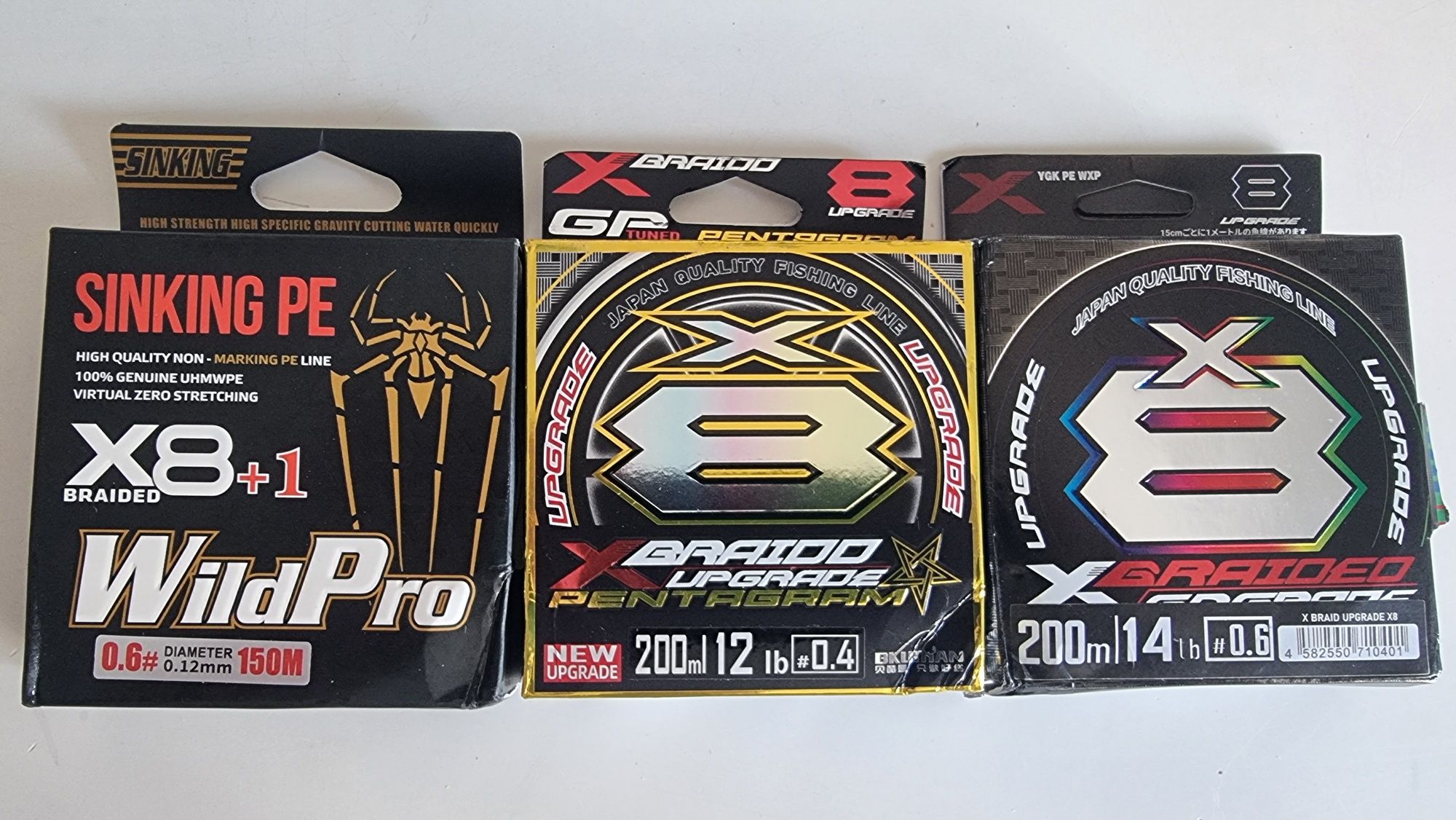 Шнур YGK X-Braid Upgrade X8 Pentagram 200 м 0.4  0.6 мм