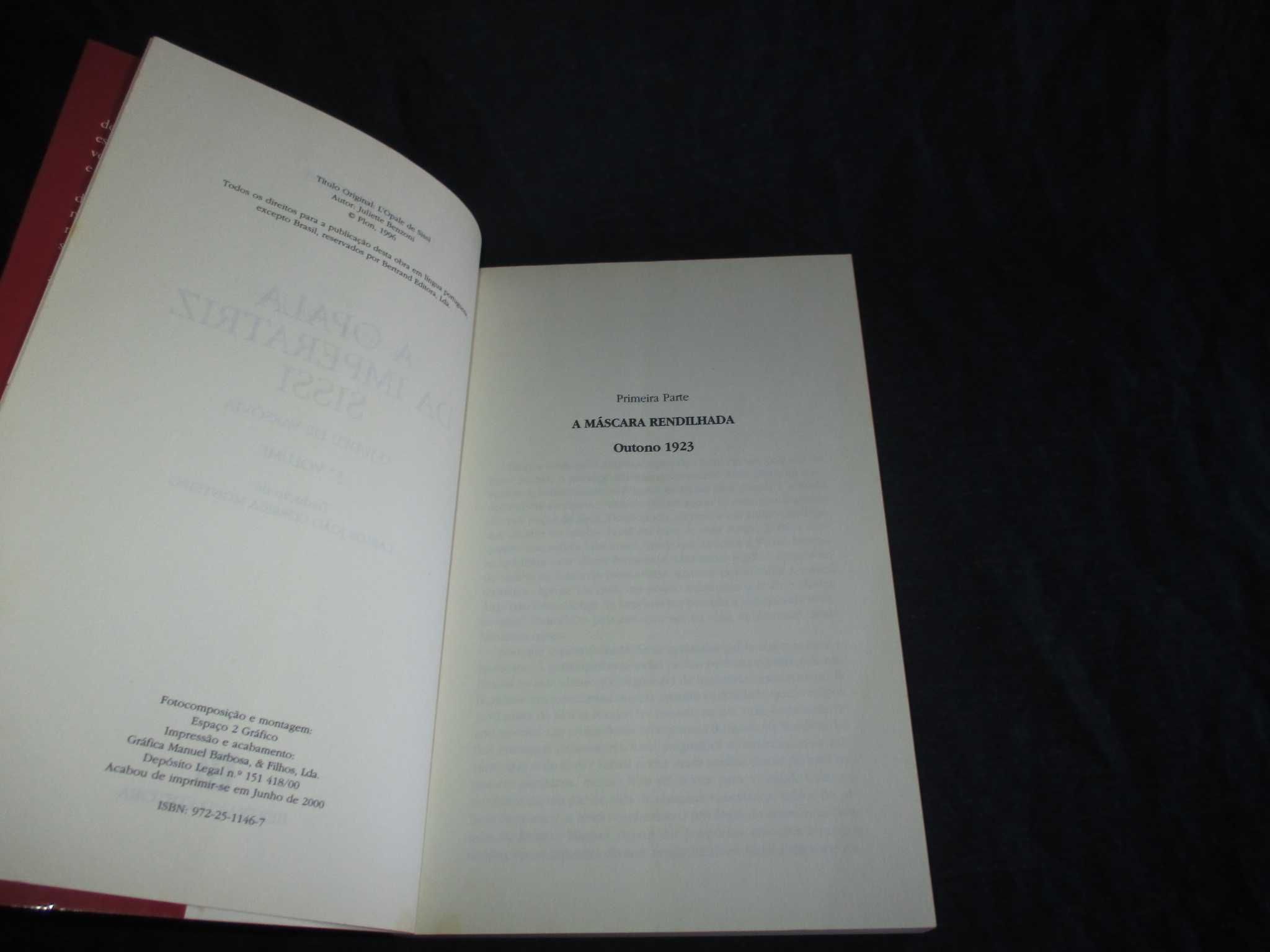 Livro A Opala da Imperatriz Sissi Juliette Benzoni O Judeu de Varsóvia