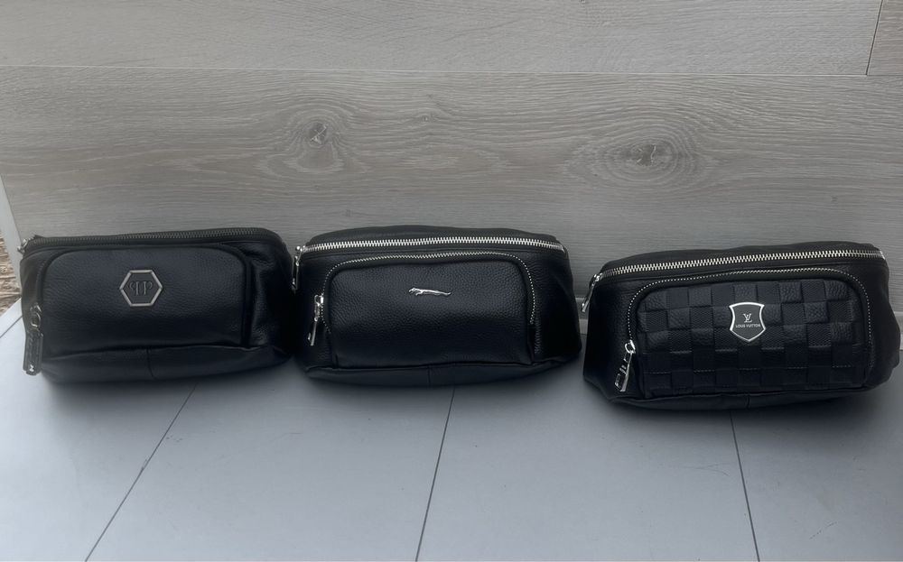 Сумка кожаная бананка кожаная сумка нагрудная сумка мужская бананка PP