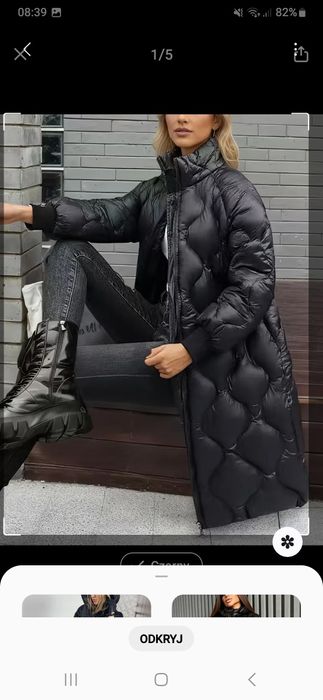 Płaszcz zimowy nowy M