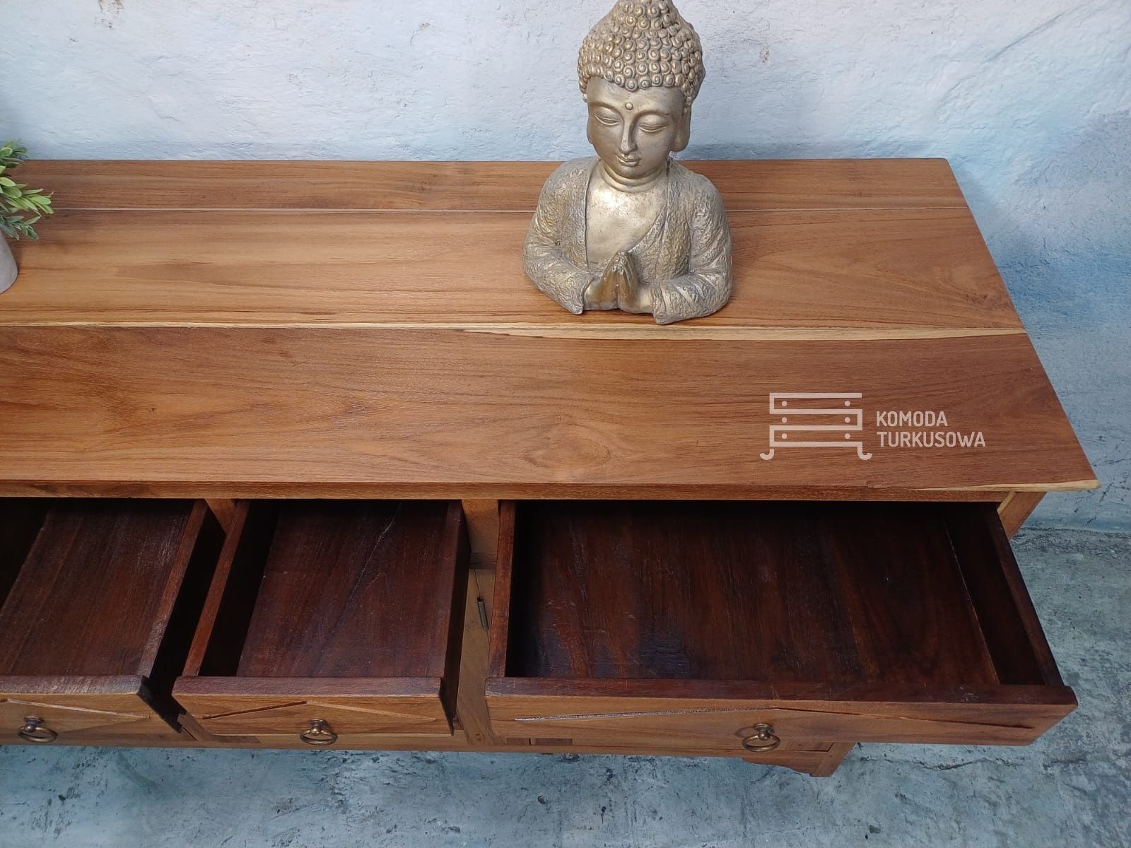 Komoda kolonialna, boho, PALISANDER, lite drewno, vintage, natural