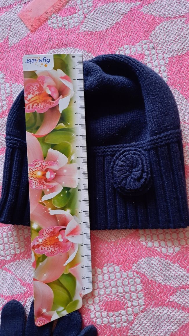 Осінній набір: рукавички, шарфик, шапка на 2-4 р
