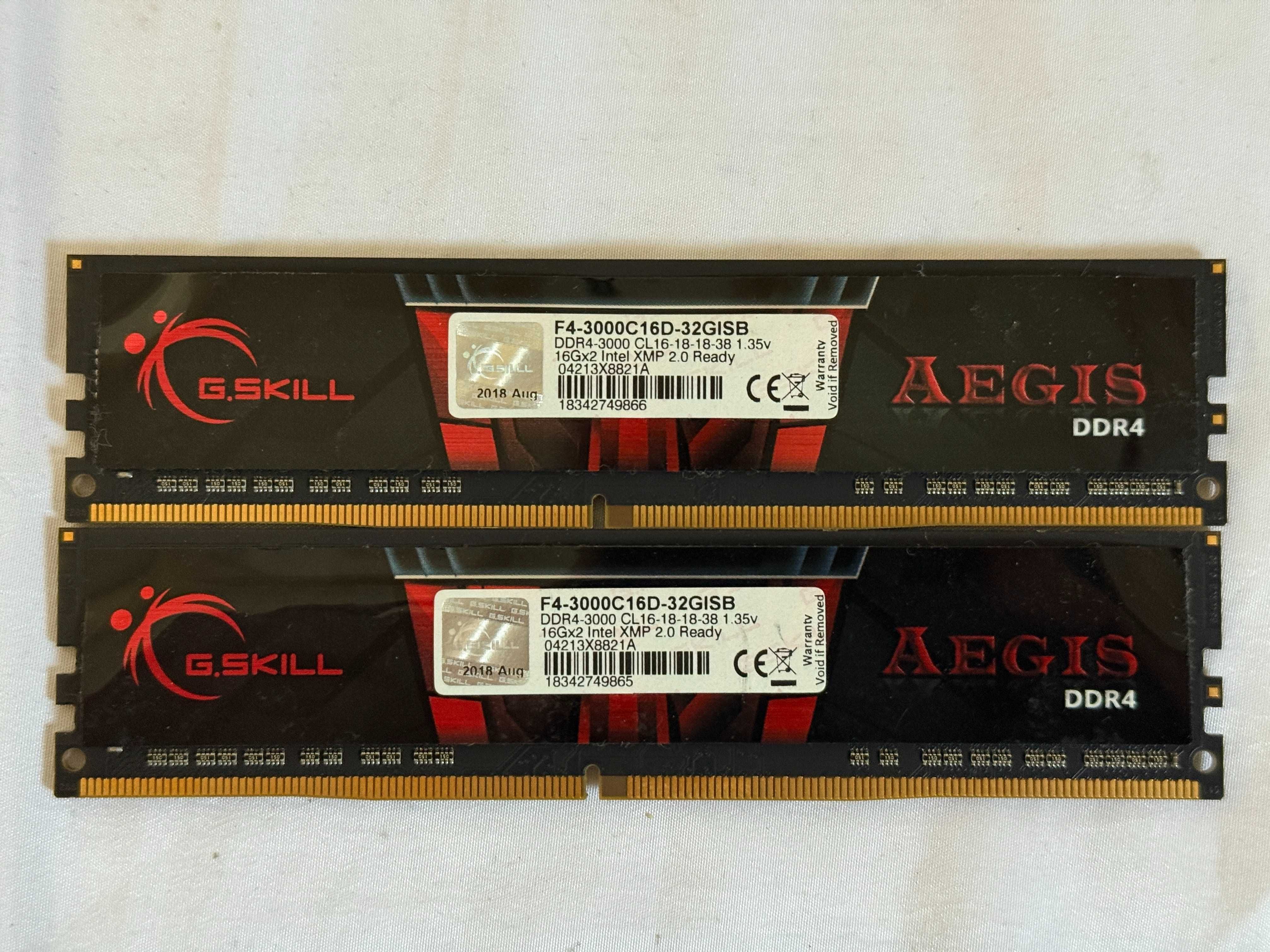 Pamięć RAM DDR4 G.SKILL Aegis 2x16GB 32GB 3000MHz