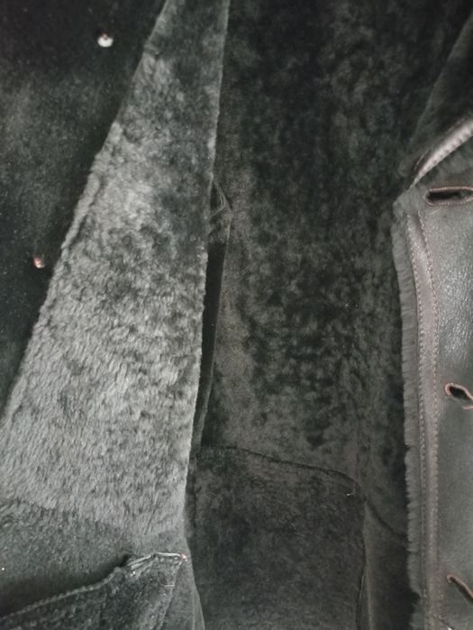 Натуральна чоловіча дублянка/Нова