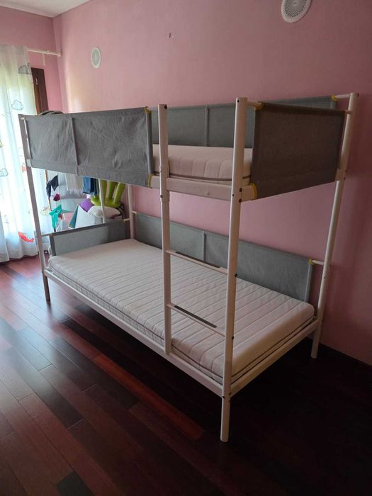VITVAL IKEA, Beliche 90X200 + Colchões
