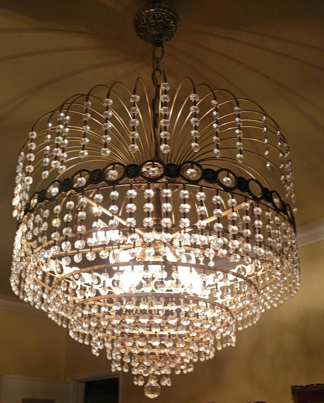 Candeiro Lustre Cristal