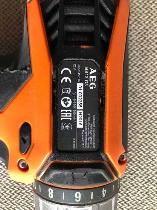 AEG aparafusador berbequim a bateria 12v