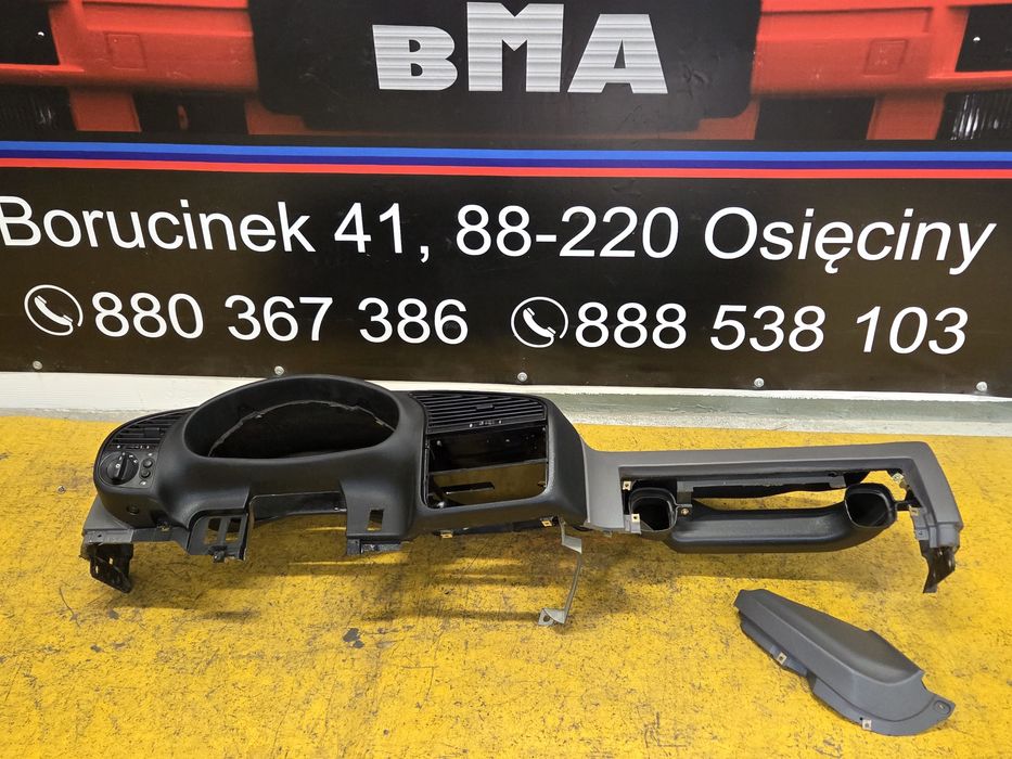 BMW E36 Sedan Pulpit Kokpit Deska Rozdzielcza Szara Sedan BDB Stan BMA