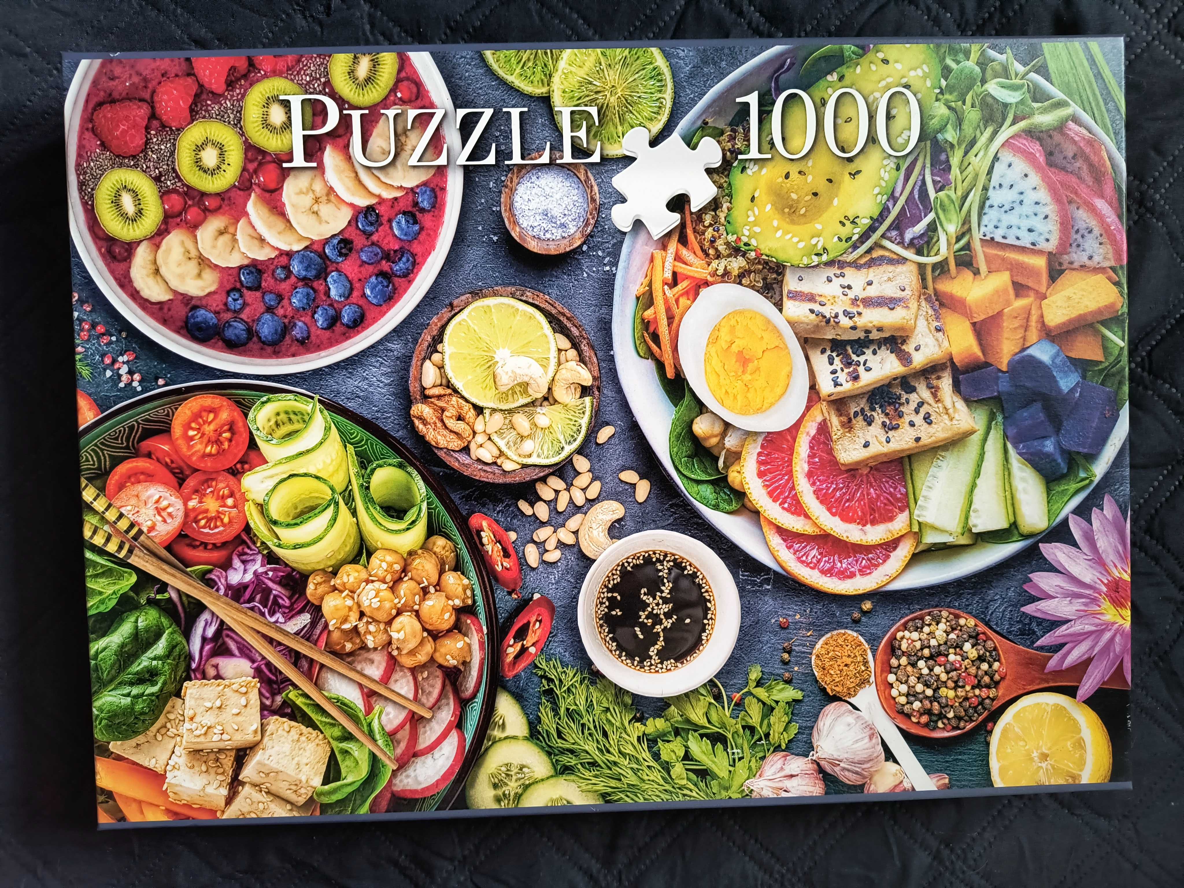 Puzzle 1000 elementów - Pyszne Jedzenie