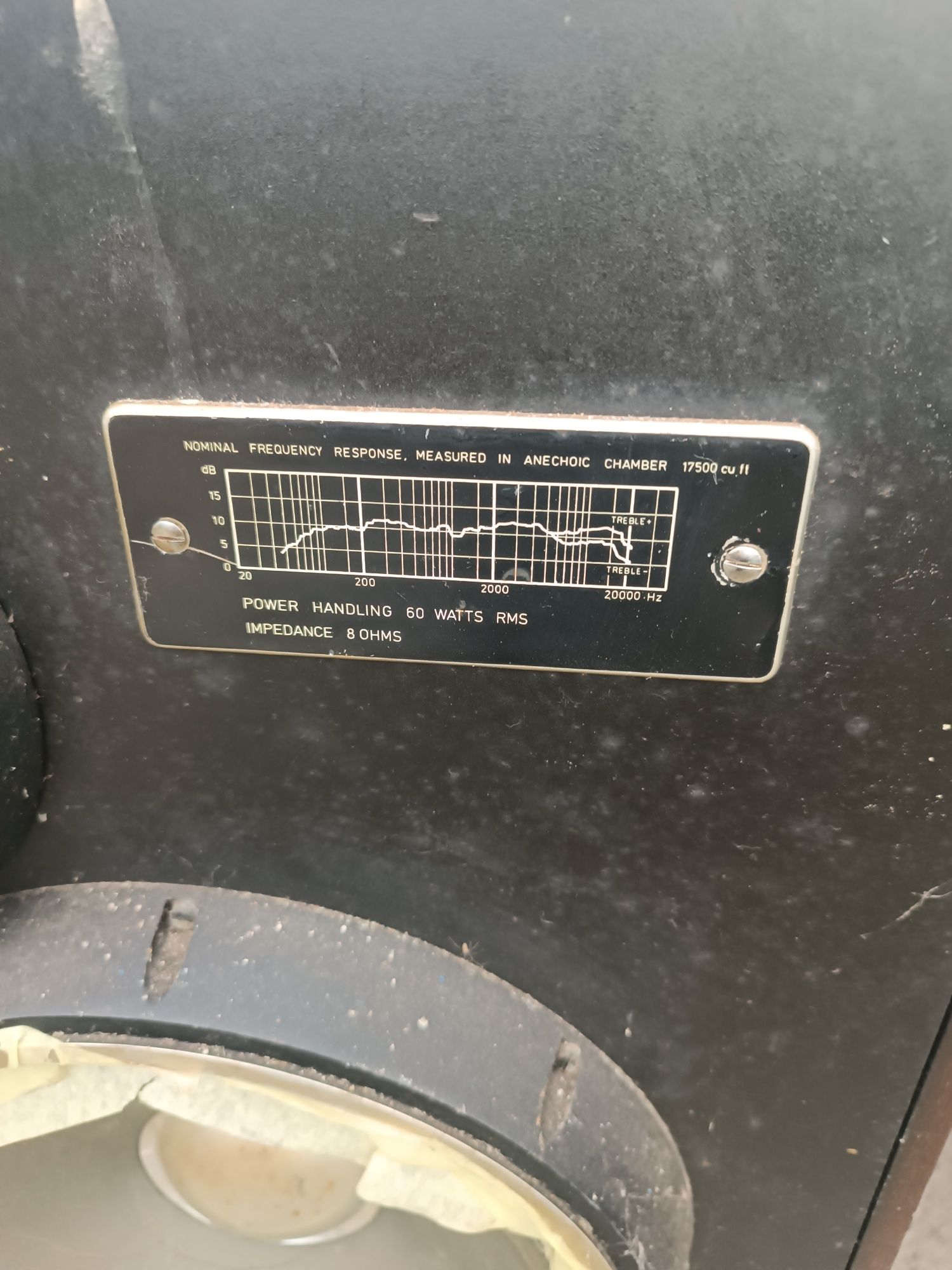 UNITRA tonsil kolumny głośniki monitory zg 60 c 115 60c-115