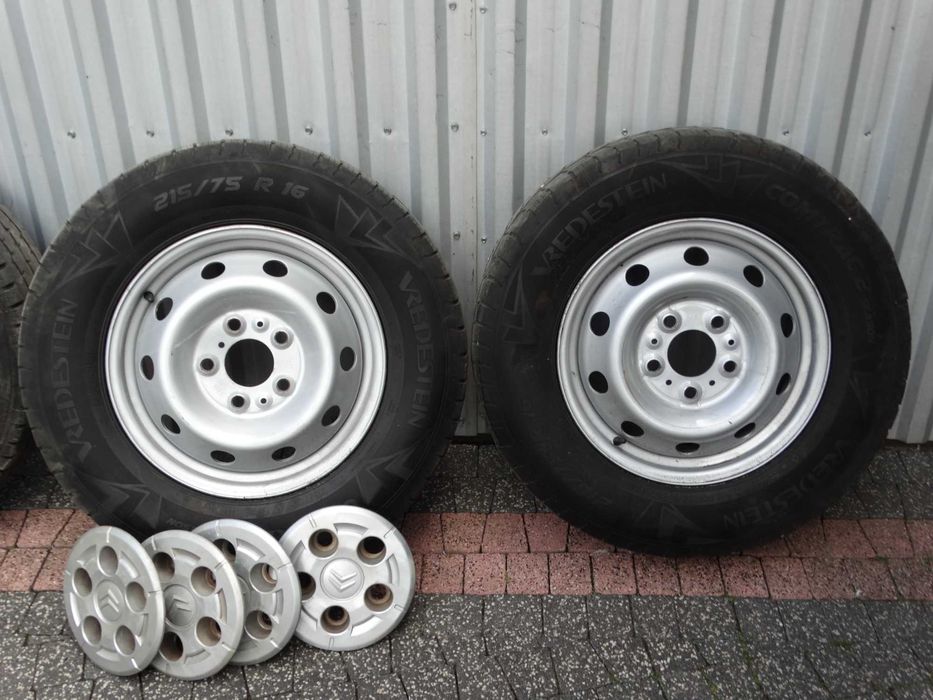 felgi stalowe i opony zimowe 16 cali samochód dostawczy