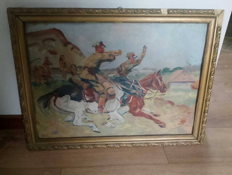 Ułani  obraz olejny