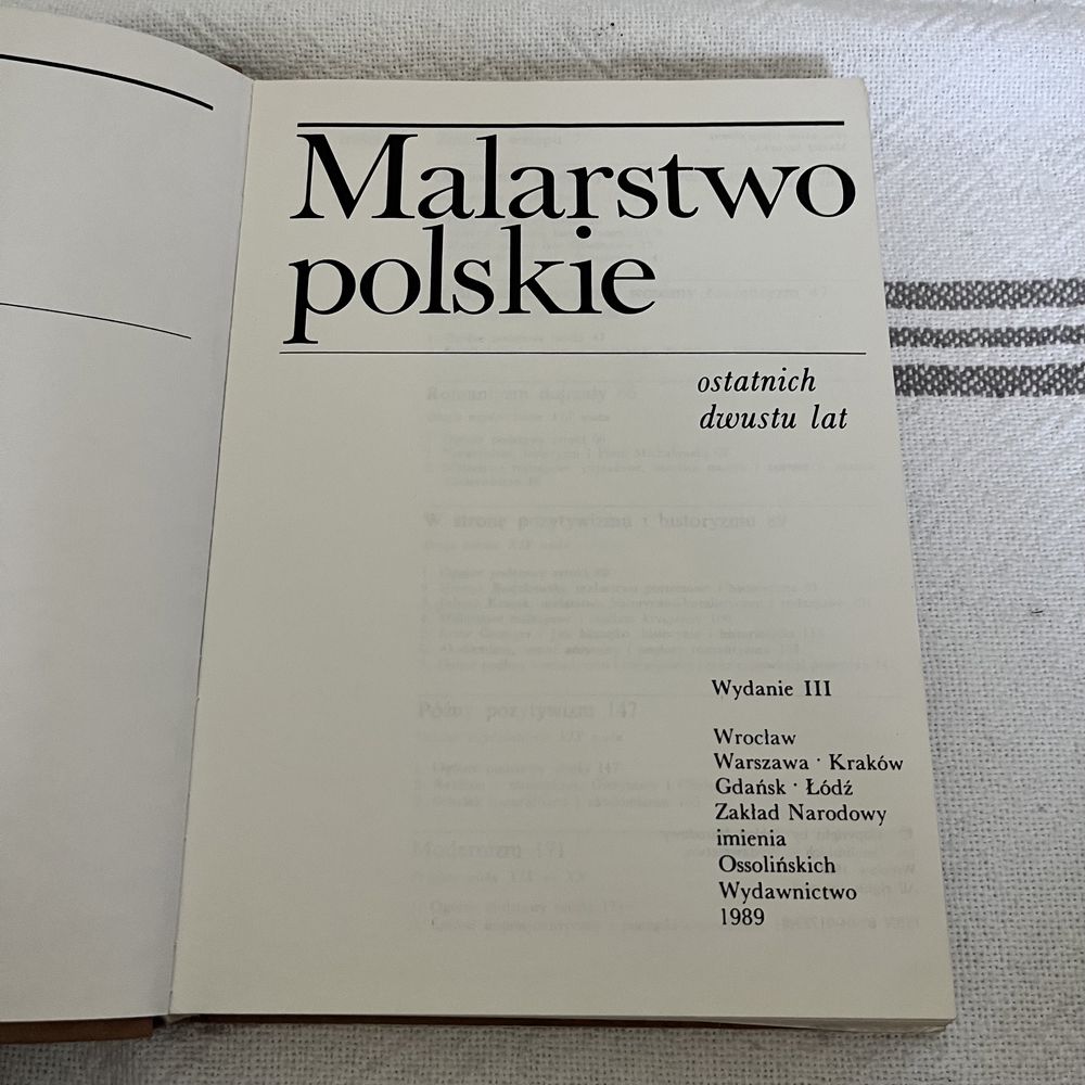 Książka Malarstwo Polskie - Tadeusz Dobrowolski