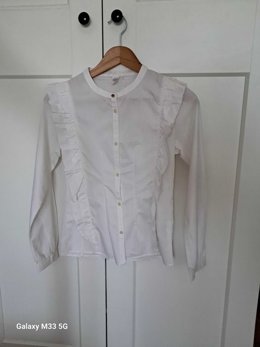 Koszula biała r 158 cool club smuk dziewczynka elegancka