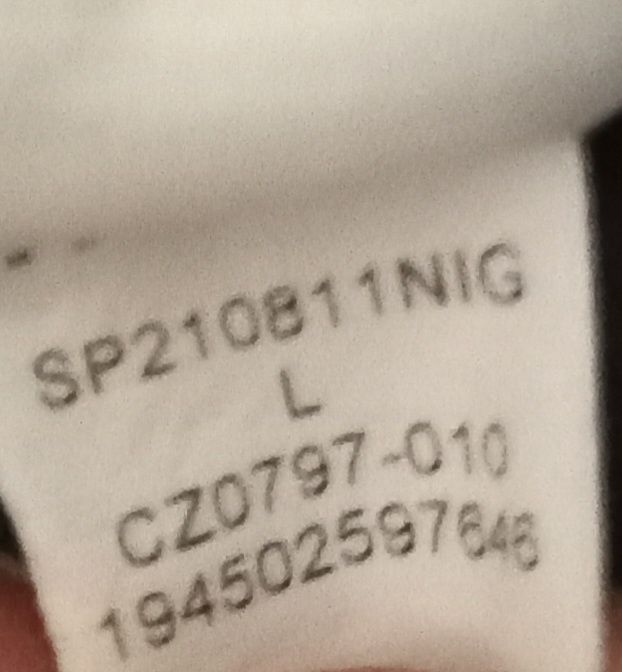 Чорна футболка Jordan PSG Paris T-shirt