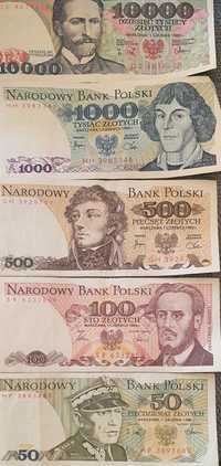 stare banknoty z PRL