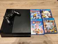 PlayStation 4 pad +4 gry