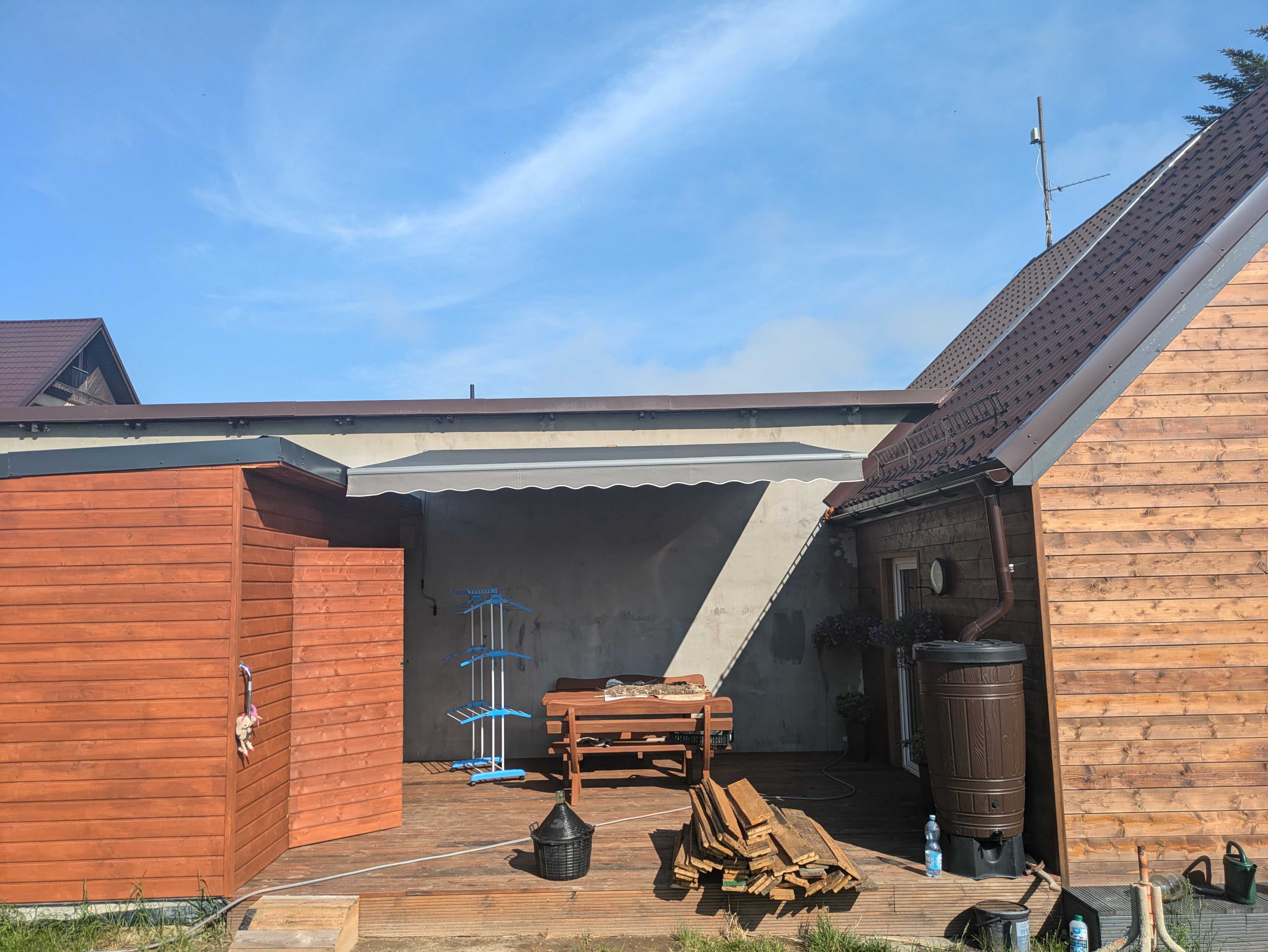 Markiza tarasowa CLASSIC 400x300 Grey - Gutroof