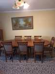 Duży masywny stół drewniany